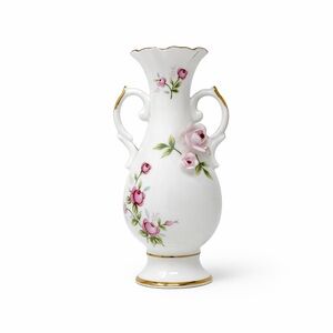 Towle China Floral Mini Vase – 5” Rose Design